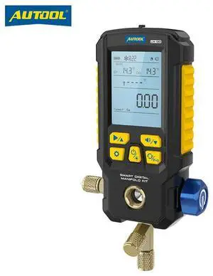 AUTOOL LM130 Refrigerant Gauge, Car Air Conditioning Refrigerant Pressure Gauge AUTOOL LM130 Refrigerant Gauge, Car Air Conditioning Refrigerant Pressure Gauge