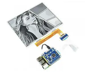 10.3inch E-Paper E-Ink Display HAT For Raspberry Pi, 1872×1404 Pixels, Black / White, 2-16 Grey Scales, USB/SPI/I80 10.3inch E-Paper E-Ink Display HAT For Raspberry Pi, 1872×1404 Pixels, Black / White, 2-16 Grey Scales, USB/SPI/I80