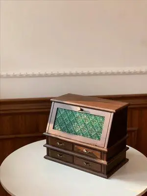 For Solid Wood Large Capacity Wooden Black Walnut Jewelry Cabinet Jewelry Box Multi-layer Retro Box For Solid Wood Large Capacity Wooden Black Walnut Jewelry Cabinet Jewelry Box Multi-layer Retro Box
