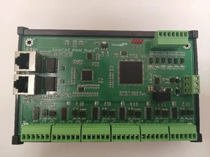 EtherCAT bus to pulse control board, supports 6 channels of control EtherCAT bus to pulse control board, supports 6 channels of control