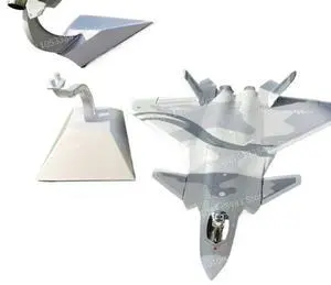 For J-20 Advanced Simulation Aircraft Model, Alloy Material, with Base, Wing For J-20 Advanced Simulation Aircraft Model, Alloy Material, with Base, Wing