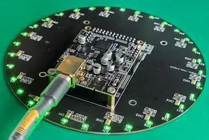 For USB Sound Card Ring 16-way Microphone Array 32 LED Orientation Indication For USB Sound Card Ring 16-way Microphone Array 32 LED Orientation Indication
