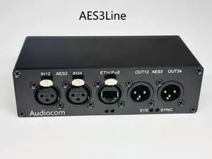Audiocom Aes3 Line, Aes3 To DT, DT To AES3 Audio Network Transmission Interface Box Audiocom Aes3 Line, Aes3 To DT, DT To AES3 Audio Network Transmission Interface Box