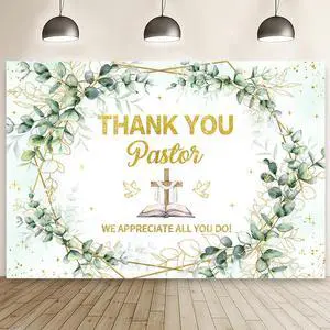 7x5ft Thank You Pastor Eucalyptus Leaves and Cross Backdrop Pastor Appreciation Week Banner Pastor Anniversary Appreciation Month Retirement Party Photo Booth Props 7x5ft Thank You Pastor Eucalyptus Leaves and Cross Backdrop Pastor Appreciation Week Banner Pastor Anniversary Appreciation Month Retirement Party Photo Booth Props