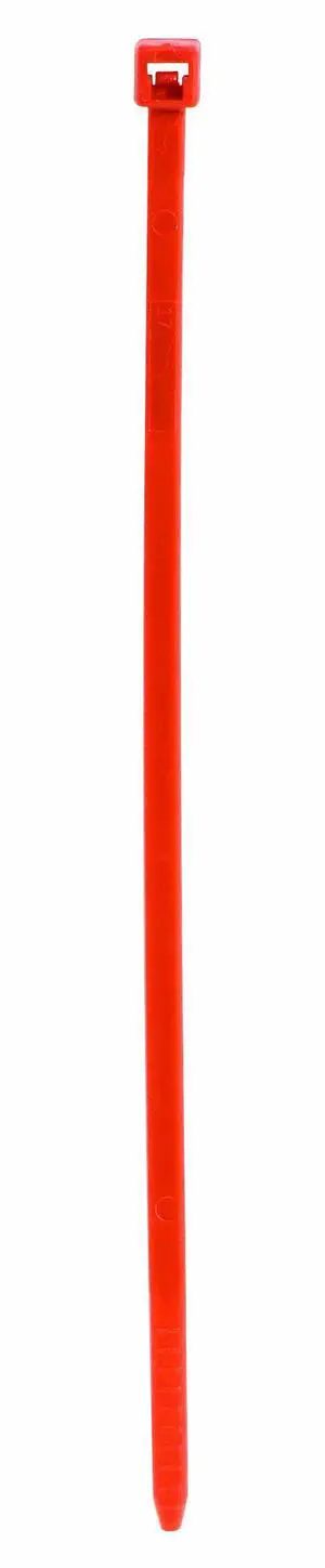 11" Nylon Cable Ties, Fluorescent Red, 50 lb. Strength,.19" Width, Tamper Proof Zip Ties, Self Locking, Bundle and Organize Wires/Cables in Warehouse, Garage, Home or Office, Case of 1000 11" Nylon Cable Ties, Fluorescent Red, 50 lb. Strength,.19" Width, Tamper Proof Zip Ties, Self Locking, Bundle and Organize Wires/Cables in Warehouse, Garage, Home or Office, Case of 1000
