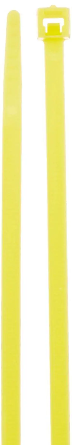 11" Nylon Cable Ties, Yellow, 50 lb. Strength,.19" Width, Tamper Proof Zip Ties, Self Locking, Bundle and Organize Wires/Cables in Warehouse, Garage, Home or Office, Case of 1000 11" Nylon Cable Ties, Yellow, 50 lb. Strength,.19" Width, Tamper Proof Zip Ties, Self Locking, Bundle and Organize Wires/Cables in Warehouse, Garage, Home or Office, Case of 1000