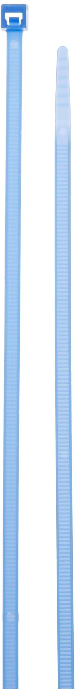 11" Nylon Cable Ties, Blue, 50 lb. Strength,.19" Width, Tamper Proof Zip Ties, Self Locking, Bundle and Organize Wires/Cables in Warehouse, Garage, Home or Office, Case of 1000 11" Nylon Cable Ties, Blue, 50 lb. Strength,.19" Width, Tamper Proof Zip Ties, Self Locking, Bundle and Organize Wires/Cables in Warehouse, Garage, Home or Office, Case of 1000