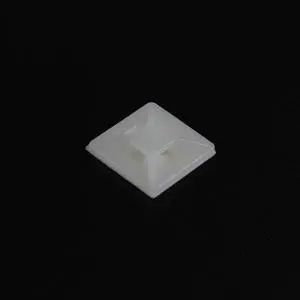 0.75" White Super-Stick Cable Tie Mounts - (pack of 50) 0.75" White Super-Stick Cable Tie Mounts - (pack of 50)