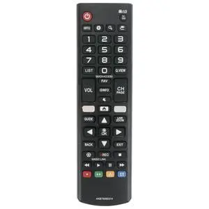 AKB75095314 TV Remote Control for LG TV in Living Rooms or Rooms | Size approximately About 7 x 2 x 1 in, Replacement Remote Compatible Models 43UJ6300 43UJ630T 43UJ635T 49UJ635T AKB75095314 TV Remote Control for LG TV in Living Rooms or Rooms | Size approximately About 7 x 2 x 1 in, Replacement Remote Compatible Models 43UJ6300 43UJ630T 43UJ635T 49UJ635T