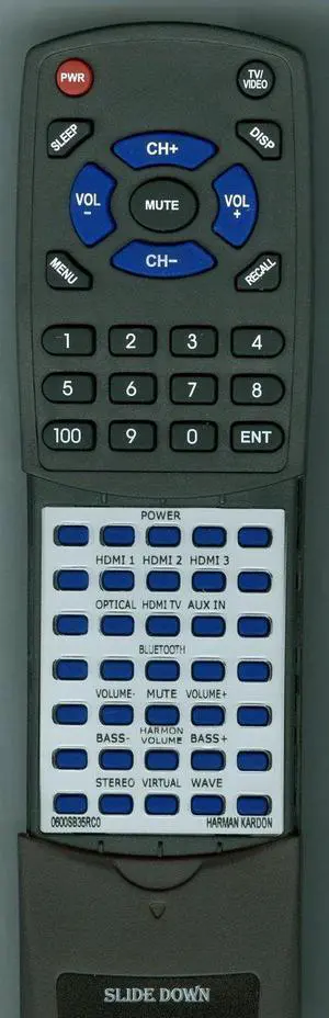 Replacement Remote for Harman Kardon Sabre SB35, SB35, 0600SB35RC0, RT0600SB35RC0 Replacement Remote for Harman Kardon Sabre SB35, SB35, 0600SB35RC0, RT0600SB35RC0