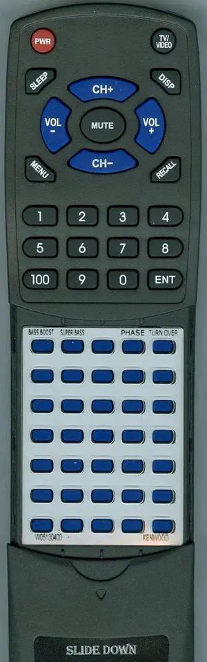 Replacement Remote Control for Kenwood W05130400, RC900 Replacement Remote Control for Kenwood W05130400, RC900