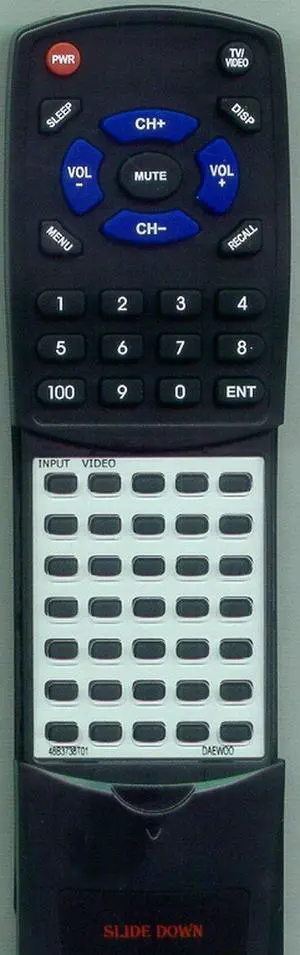 Replacement Remote Control for Daewoo DTQ19P2FC, DTQ13P3FC, WTV1332, WT1903, PT1301 Replacement Remote Control for Daewoo DTQ19P2FC, DTQ13P3FC, WTV1332, WT1903, PT1301