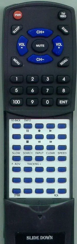 Replacement Remote Control for RCA VR344N, VR527, VSQS1471, VG4261, VG4256, 237698 Replacement Remote Control for RCA VR344N, VR527, VSQS1471, VG4261, VG4256, 237698