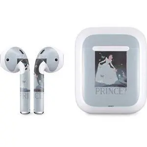 Decal Audio Skin Compatible with Apple AirPods - Officially Licensed Disney Cinderella Will I Meet My Prince Design Decal Audio Skin Compatible with Apple AirPods - Officially Licensed Disney Cinderella Will I Meet My Prince Design