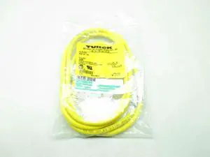 RKM 50-2M 18 AWG, 2 Meter Length, 5 Wire, 7/8" MINIFAST, CORDSET, Nickel Plated Brass Coupling, PVC Jacket, Single Ended, Straight Female Connector, U2056 RKM 50-2M 18 AWG, 2 Meter Length, 5 Wire, 7/8" MINIFAST, CORDSET, Nickel Plated Brass Coupling, PVC Jacket, Single Ended, Straight Female Connector, U2056