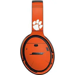 Decal Audio Skin Compatible with Bose QuietComfort 35 Headphones - Officially Licensed Clemson University Tiger Print Design Decal Audio Skin Compatible with Bose QuietComfort 35 Headphones - Officially Licensed Clemson University Tiger Print Design