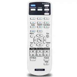 Replacement Projector Remote Control for Epson PowerLite 1266 PowerLite 1286 EB-990U EB-980W EB-970 EB-109W Replacement Projector Remote Control for Epson PowerLite 1266 PowerLite 1286 EB-990U EB-980W EB-970 EB-109W