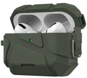 Meteorite Series Bundle for Apple Airpods Pro 3 Case - Forest Green | Rugged Cover with Phone Stand, Includes Lanyard Strap, Carabiner Clip and Cleaning Tool, For A3063, A3064, A3065 Meteorite Series Bundle for Apple Airpods Pro 3 Case - Forest Green | Rugged Cover with Phone Stand, Includes Lanyard Strap, Carabiner Clip and Cleaning Tool, For A3063, A3064, A3065