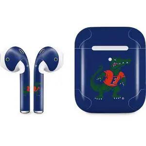 Decal Audio Skin Compatible with Apple AirPods 2 - Officially Licensed University of Florida Gators Mascot Design Decal Audio Skin Compatible with Apple AirPods 2 - Officially Licensed University of Florida Gators Mascot Design