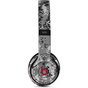 Decal Audio Skin Compatible with Beats Solo 3 Wireless - Officially Licensed NBA San Antonio Spurs Digi Camo Design Decal Audio Skin Compatible with Beats Solo 3 Wireless - Officially Licensed NBA San Antonio Spurs Digi Camo Design