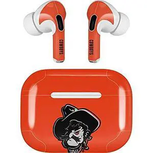 Decal Audio Skin Compatible with Apple AirPods Pro - Officially Licensed Oklahoma State University OSU Basketball Design Decal Audio Skin Compatible with Apple AirPods Pro - Officially Licensed Oklahoma State University OSU Basketball Design