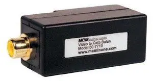 BALUN Video to CAT5 RJ45/SCREW Term to Yellow RCA BALUN Video to CAT5 RJ45/SCREW Term to Yellow RCA