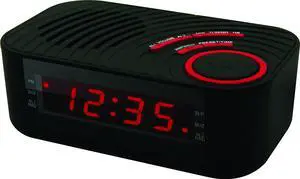 CBCR-100-BLK Digital Alarm Clock with AM/FM Radio and Dual Alarm (Black) CBCR-100-BLK Digital Alarm Clock with AM/FM Radio and Dual Alarm (Black)