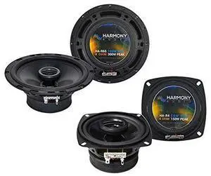 Fits 1995-1998 Toyota Tercel 4" and 6.5" Speaker Package | Coaxial factory replacement combo, crisp highs and fuller midrange, direct bolt-in fit, easy DIY upgrade kit, 4 inch car size Fits 1995-1998 Toyota Tercel 4" and 6.5" Speaker Package | Coaxial factory replacement combo, crisp highs and fuller midrange, direct bolt-in fit, easy DIY upgrade kit, 4 inch car size