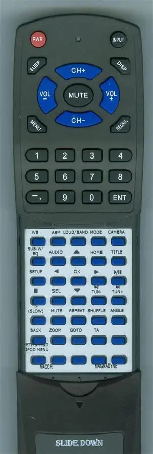 Replacement Remote for Magnadyne M3-LCD, M4-LCD, M4-LCD-CCR Replacement Remote for Magnadyne M3-LCD, M4-LCD, M4-LCD-CCR