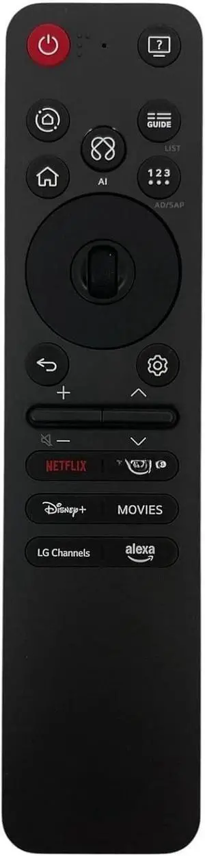 Voice TV Remote Control Controller Replacement for LG 43QNED75BAA 43", 50QNED75BAA 50", 55QNED75BAA 55", 65QNED75BAA 65", 75QNED75BAA 75", 85QNED75BAA 86" Mini LED 4K Smart TV (2026) Voice TV Remote Control Controller Replacement for LG 43QNED75BAA 43", 50QNED75BAA 50", 55QNED75BAA 55", 65QNED75BAA 65", 75QNED75BAA 75", 85QNED75BAA 86" Mini LED 4K Smart TV (2026)