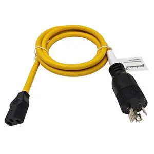 67560 Computer Power Cord NEMA L6-15P to IEC C13, 15A, 250V, SJTW 14AWG/3C (6FT) 67560 Computer Power Cord NEMA L6-15P to IEC C13, 15A, 250V, SJTW 14AWG/3C (6FT)