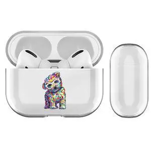 Officially Licensed P.D. Moreno Maltese Dogs Clear Hard Crystal Cover Compatible with Apple AirPods Pro Charging Case Officially Licensed P.D. Moreno Maltese Dogs Clear Hard Crystal Cover Compatible with Apple AirPods Pro Charging Case
