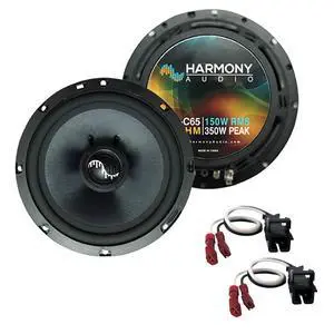 Fits 2002-2009 Chevy Trailblazer Premium Front Door Speakers Harmony C65 | 350W peak power, upgraded drivers with grills included, no-splice wiring adapter, richer detail and deeper lows Fits 2002-2009 Chevy Trailblazer Premium Front Door Speakers Harmony C65 | 350W peak power, upgraded drivers with grills included, no-splice wiring adapter, richer detail and deeper lows