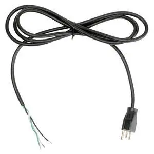 110V Power Supply Cord - Heavy-Duty Vinyl Cable (8 foot) | Durable Molded Male Plug, Moisture-Resistant Vinyl Jacket, Versatile Equipment Replacement 110V Power Supply Cord - Heavy-Duty Vinyl Cable (8 foot) | Durable Molded Male Plug, Moisture-Resistant Vinyl Jacket, Versatile Equipment Replacement