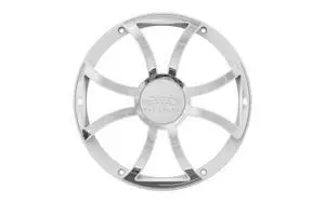 REVO 10 XS-W-SS Grill White w/Stainless XS Open Style Grill for the REVO 10 Inch Marine Subwoofer REVO 10 XS-W-SS Grill White w/Stainless XS Open Style Grill for the REVO 10 Inch Marine Subwoofer