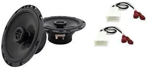6.5 Inch Rear Door Speakers Fits Pontiac Vibe 2003-2008 Harmony HA-R65 | Sold as a pair, factory replacement for car use, 300W Rhythm Series power handling, direct location upgrade, plug-in wiring 6.5 Inch Rear Door Speakers Fits Pontiac Vibe 2003-2008 Harmony HA-R65 | Sold as a pair, factory replacement for car use, 300W Rhythm Series power handling, direct location upgrade, plug-in wiring