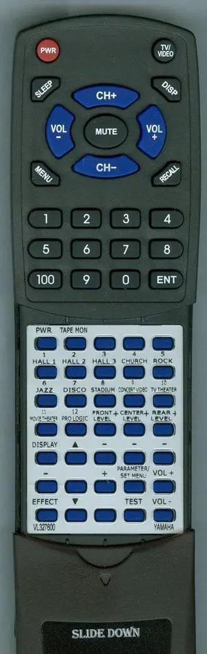Replacement Remote Control for Yamaha VL327600, RTVL327600, VL32760, DSPE1000 Replacement Remote Control for Yamaha VL327600, RTVL327600, VL32760, DSPE1000
