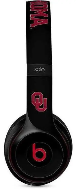 Decal Audio Skin Compatible with Beats Solo 3 Wireless - Officially Licensed University of Oklahoma Only One Sooners Design Decal Audio Skin Compatible with Beats Solo 3 Wireless - Officially Licensed University of Oklahoma Only One Sooners Design