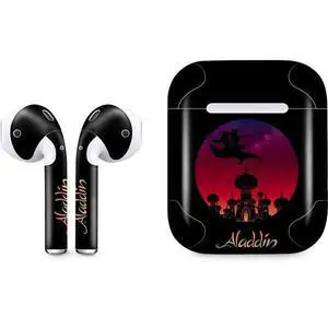 Decal Audio Skin Compatible with Apple AirPods - Officially Licensed Disney Aladdin A Whole New World Art Design Decal Audio Skin Compatible with Apple AirPods - Officially Licensed Disney Aladdin A Whole New World Art Design