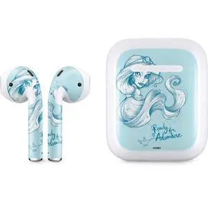 Decal Audio Skin Compatible with Apple AirPods - Officially Licensed Disney Princess Jasmine Ready for Adventure Art Design Decal Audio Skin Compatible with Apple AirPods - Officially Licensed Disney Princess Jasmine Ready for Adventure Art Design