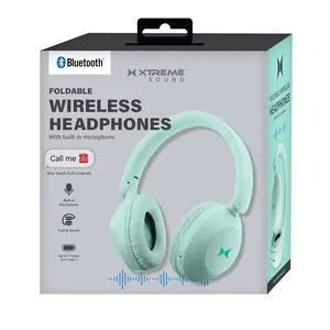 Wireless Bluetooth Headphones with Microphone, Over The Ear Headphones, Aux Line, ON/Off, Phone Call, Volume Control, & Pause Buttons, 33 Foot Bluetooth Range (Green) Wireless Bluetooth Headphones with Microphone, Over The Ear Headphones, Aux Line, ON/Off, Phone Call, Volume Control, & Pause Buttons, 33 Foot Bluetooth Range (Green)