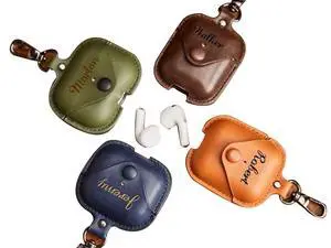 Engraved Leather Apple Airpod 1-2-3 Pro Case,Custom Men Airpod Case,Personalized Airpod Case Cover,For Mom,Men Gift For Him Engraved Leather Apple Airpod 1-2-3 Pro Case,Custom Men Airpod Case,Personalized Airpod Case Cover,For Mom,Men Gift For Him