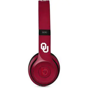 Decal Audio Skin Compatible with Beats Solo 3 Wireless - Officially Licensed University of Oklahoma Sooners Cracked Design Decal Audio Skin Compatible with Beats Solo 3 Wireless - Officially Licensed University of Oklahoma Sooners Cracked Design