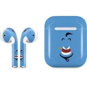 Decal Audio Skin Compatible with Apple AirPods - Officially Licensed Disney Aladdin Genie Outline Art Design Decal Audio Skin Compatible with Apple AirPods - Officially Licensed Disney Aladdin Genie Outline Art Design