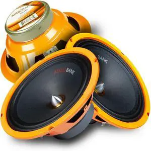 2X AB8Pro Series 8" Midrange Coaxial Loud 1200W Speaker 4-Ohms - Pair (2 Pieces) for Car, Van, ATV, Motorcycle, and Competition 2X AB8Pro Series 8" Midrange Coaxial Loud 1200W Speaker 4-Ohms - Pair (2 Pieces) for Car, Van, ATV, Motorcycle, and Competition