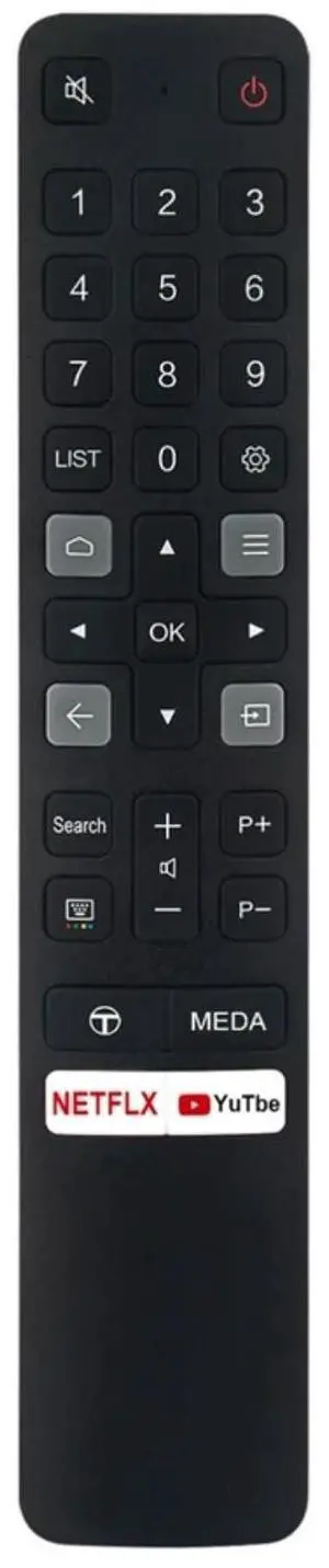 RC901V FMR1 TV Remote Control for TCL TV in Living Rooms or Rooms, Size Approximately About 8 x 1.5 x 1 in, No Programming or Pairing Needed, Replacement Remote Compatible Models 32S330 43S430 55S430 RC901V FMR1 TV Remote Control for TCL TV in Living Rooms or Rooms, Size Approximately About 8 x 1.5 x 1 in, No Programming or Pairing Needed, Replacement Remote Compatible Models 32S330 43S430 55S430