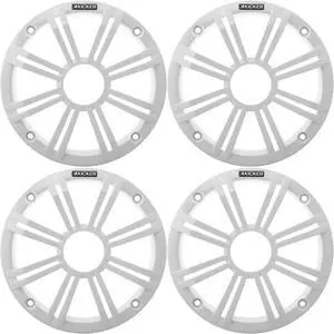 (4 OEM 8" White Grill Upfittings Popular with Veranda, Godfrey, Bennington Boats (4 OEM 8" White Grill Upfittings Popular with Veranda, Godfrey, Bennington Boats