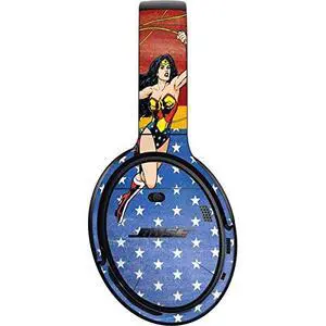 Decal Audio Skin Compatible with Bose QuietComfort 35 II Headphones - Officially Licensed Warner Bros Wonder Woman Ready to Fight Design Decal Audio Skin Compatible with Bose QuietComfort 35 II Headphones - Officially Licensed Warner Bros Wonder Woman Ready to Fight Design
