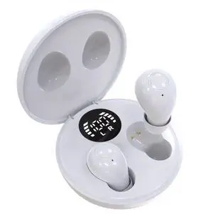 Invisible Wireless Earbuds for Sleep & Work, Mini Noise-Reducing Bluetooth Earphones, Comfortable in-Ear Design with Charging Case (White) Invisible Wireless Earbuds for Sleep & Work, Mini Noise-Reducing Bluetooth Earphones, Comfortable in-Ear Design with Charging Case (White)