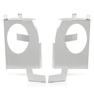 Speaker Brackets Kit Compatible with Dodge Truck D150 D300 Cab Corner 6x9 Speaker Brackets 1972-1993 Silver Speaker Brackets Kit Compatible with Dodge Truck D150 D300 Cab Corner 6x9 Speaker Brackets 1972-1993 Silver